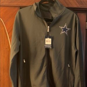 NWT: Dallas Cowboys On-field Zip Up / Nike / Large